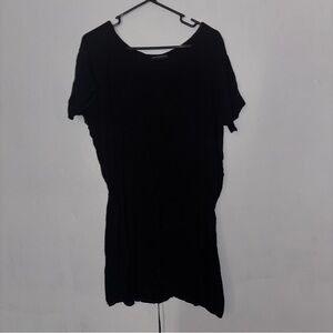 Brandy Melville Classic Black TShirt Dress Made in Italy